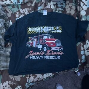 Kids Heavy Rescue Graphic T-Shirt - Black